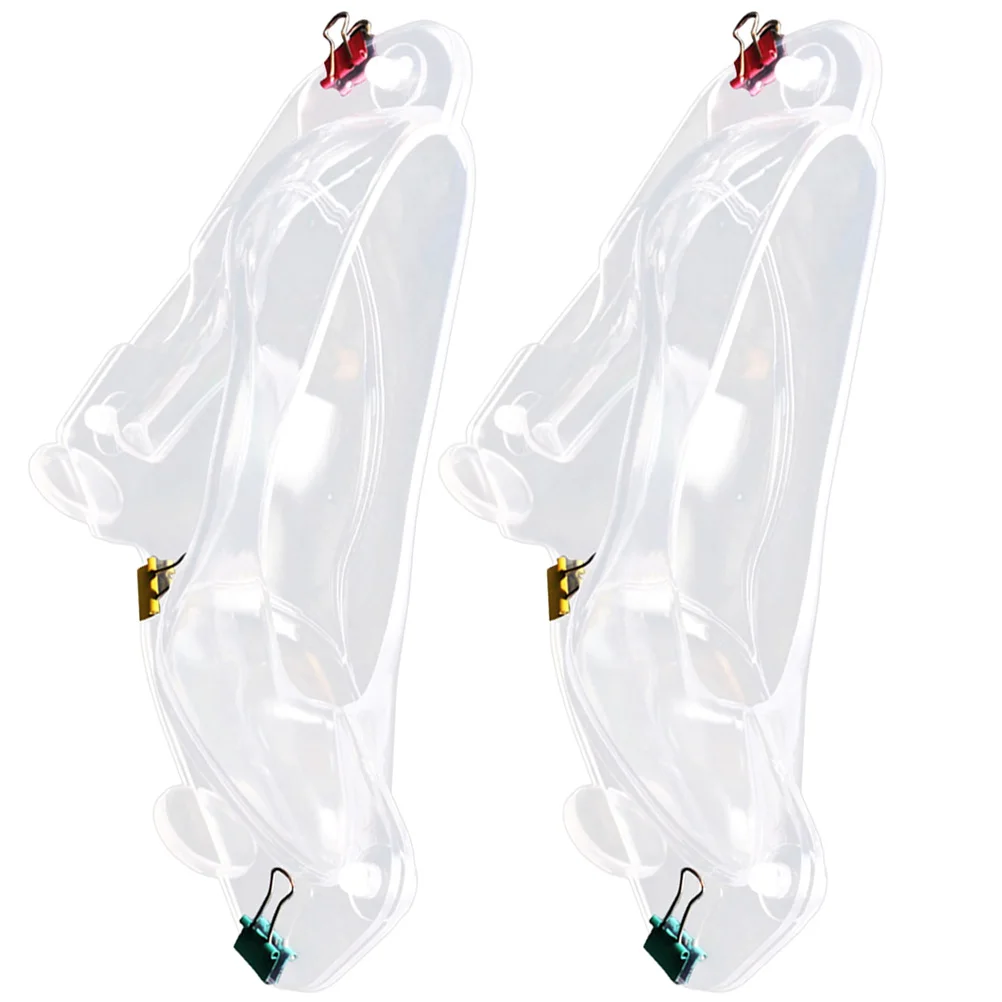 

2 Pcs Chocolate Molds Clear Plastic Candy Molds for DIY Baking High Heel Shape Mold Suitable for Family Professional Use