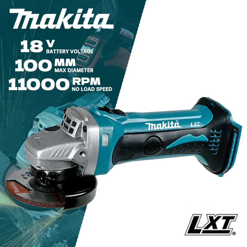 

Makita DGA402Z Беспроводная угловая шлифовальная машина 18 в LXT литий-ионная многофункциональная шлифовальная машина для резки электроинструменты DGA402Z