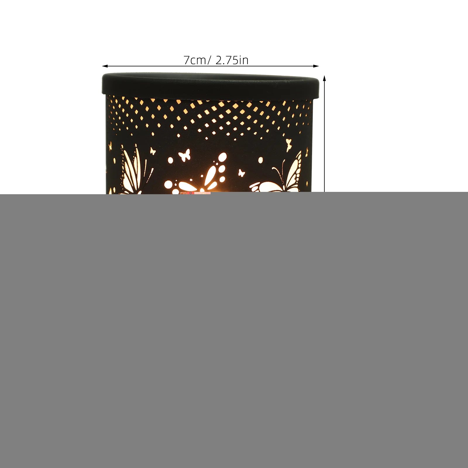 

Aromatherapy Night Light Wax Warmer Plug-in Diffuser Decorative Heater Scented Mood Lamp SPA Yoga Room Table Party Aroma Wax