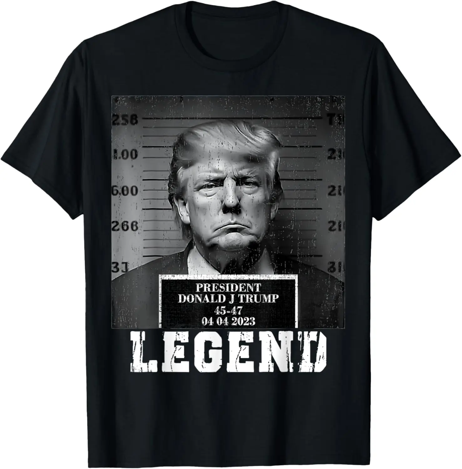 Trump Vintage Washed Top T Shirt Oversized Harajuku Short Sleeve T Shirt Men Cotton