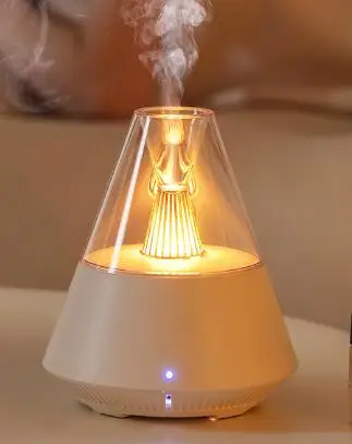 Flame aromatherapy machine Air humidifier Essential oil diffuser perfume diffuser Water replenisher USB small night light home