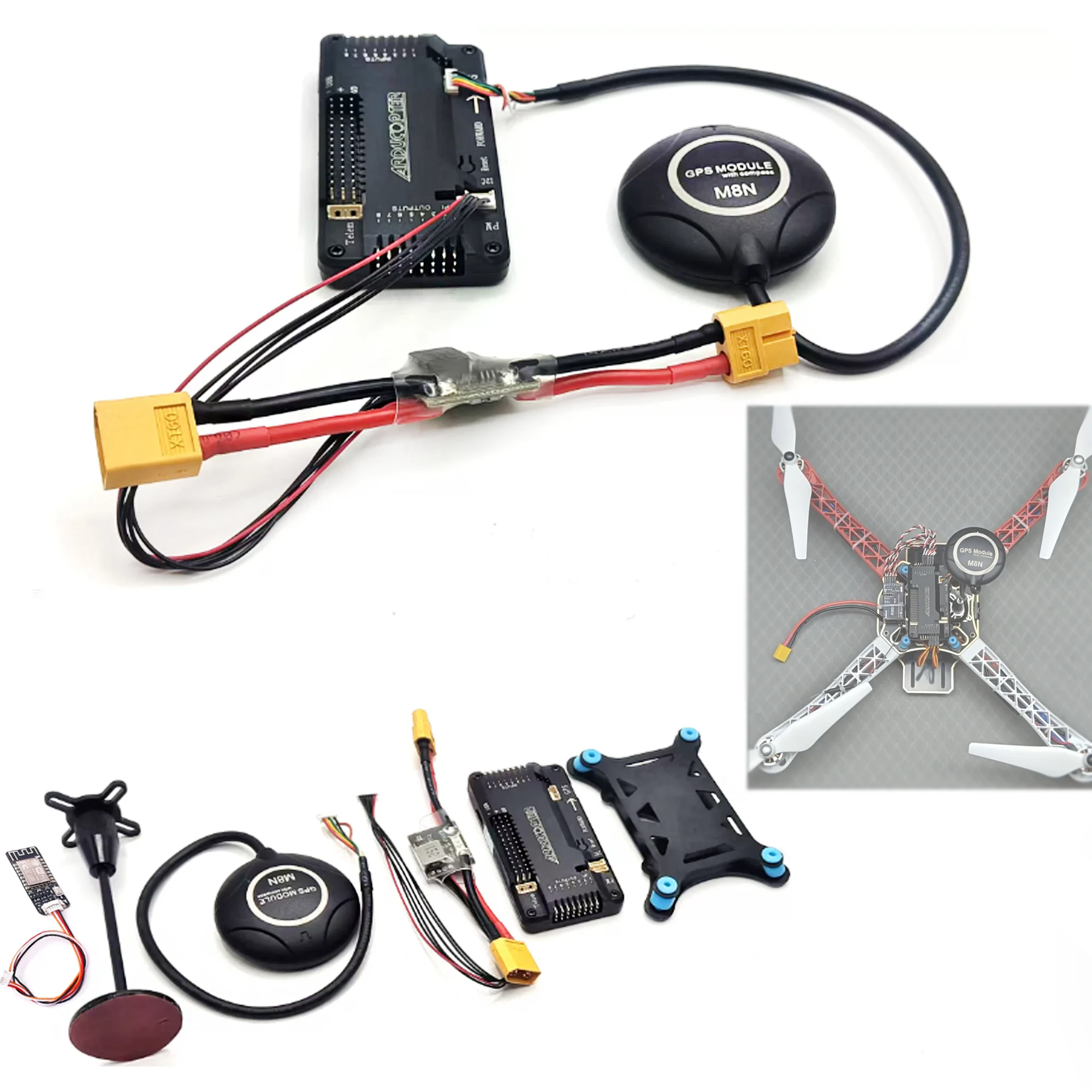 carte-de-controle-de-vol-apm28-m8n-m9n-m10-gps-sans-fil-wifi-v10-module-de-radiotelemetrie-pour-rc-fpv-f450-quadcopter-multicoptere