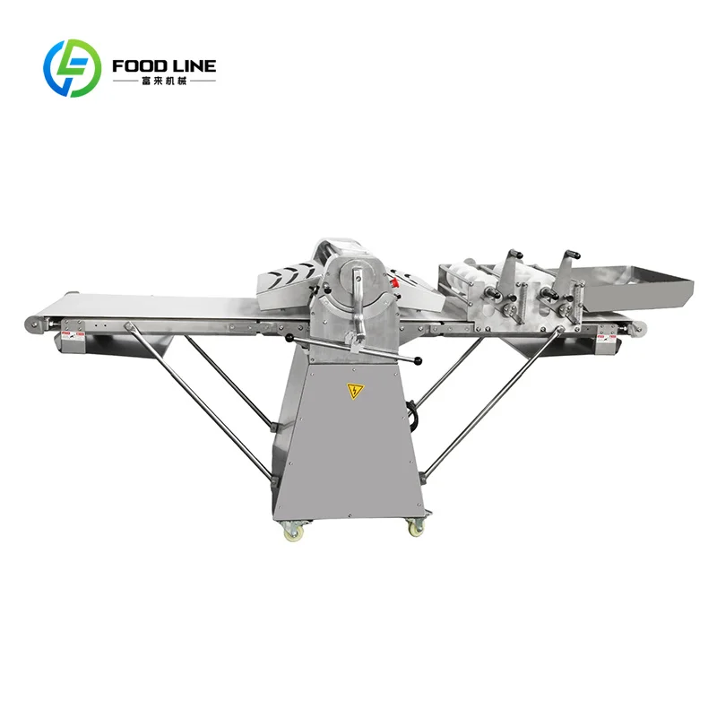 Customized Automatic Vertical 5kg/h Laminating Machine 520 Pastry Machine Bread Making Machine Electric Dough Sheeter