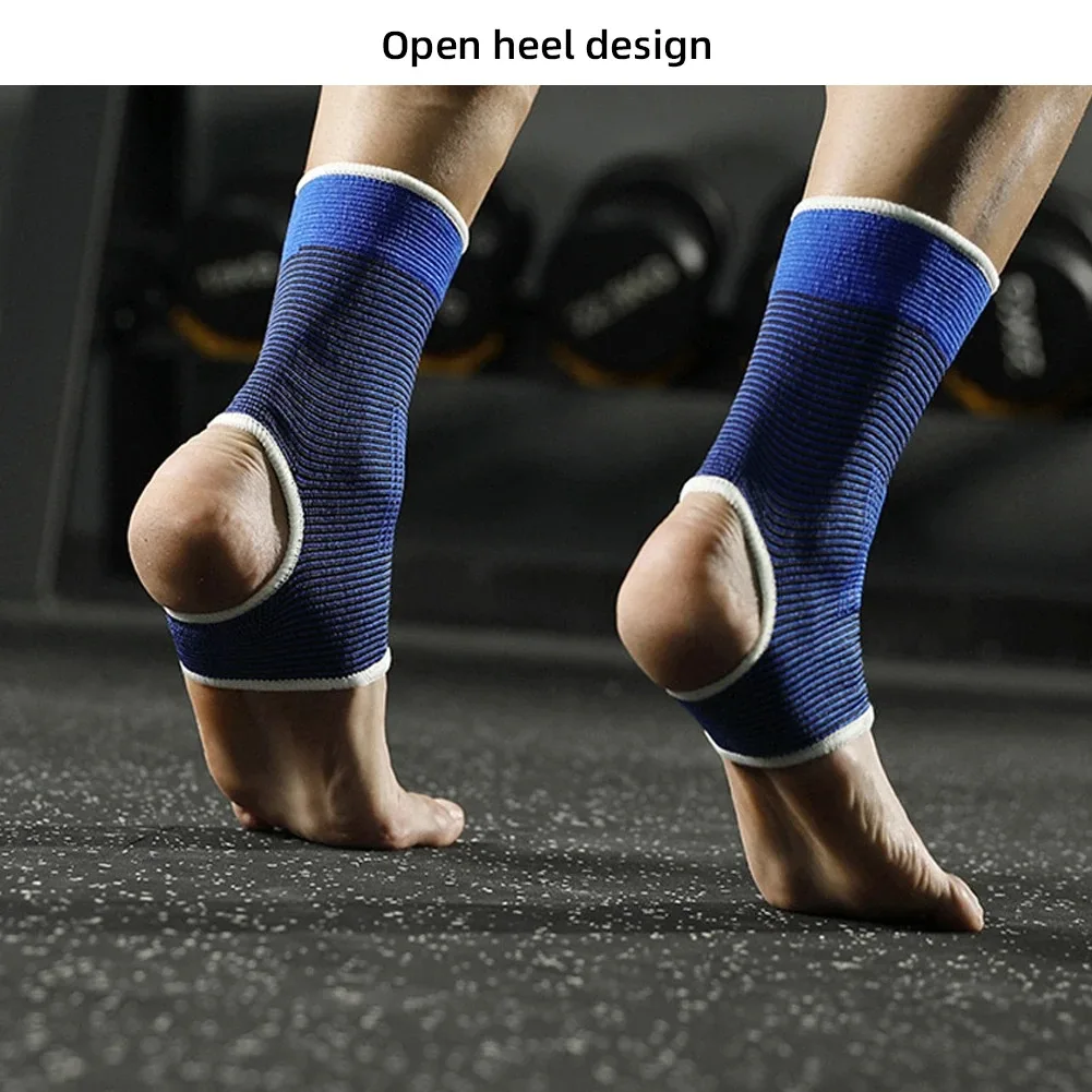 2Pcs Gestrickte Knöchel Unterstützung Für Verstauchungen Arthritis Sehnenscheidenentzündung Laufen Fußball Fuß Schutz Knöchel Hülse Socke Sport Fußkettchen – Detail 5
