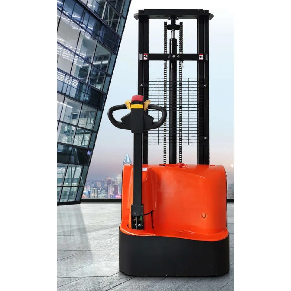 Small lifting pallet stacking and loading and unloading fully electric stacker