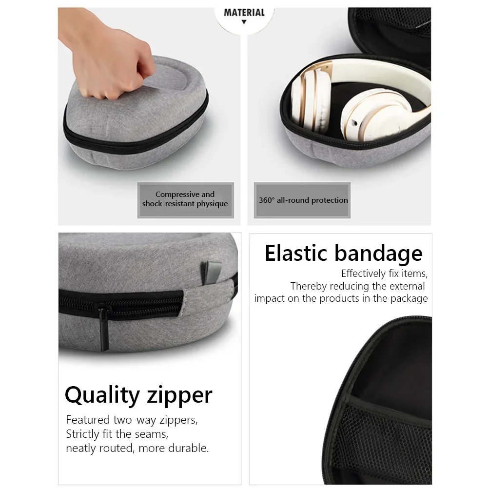 إيفا حافظة بلوتوث سماعة حمل حقيبة الحقيبة حقيبة التخزين غطاء لسوني WH-CH720N WH-CH520 سماعات لاسلكية