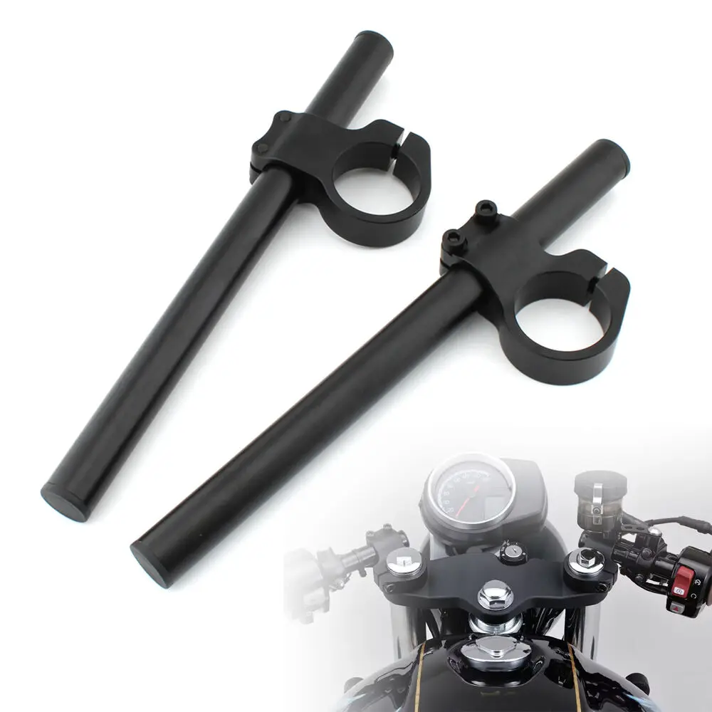 

CNC Black 41mm Regular Clip Ons Handlebar Fork Clipon For Honda GB350 CB350 NC59