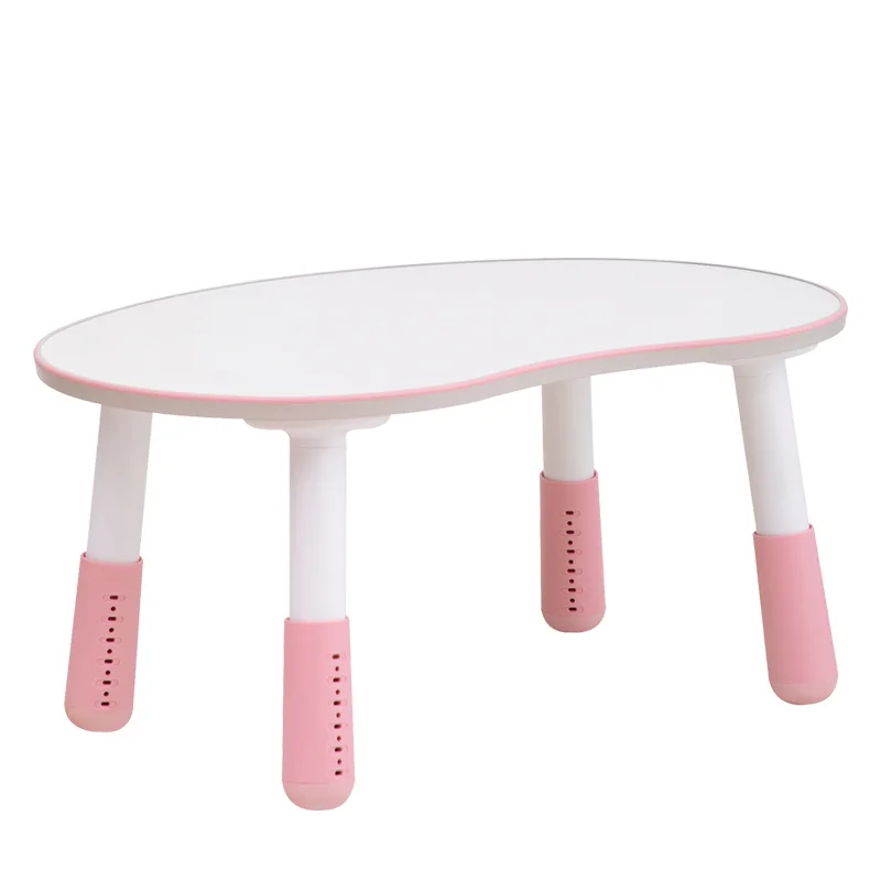 LazyChild Children's Peanut Table Liftable Early Education Table Baby Learning Game Table Easy To Clean Home Study Reading Table