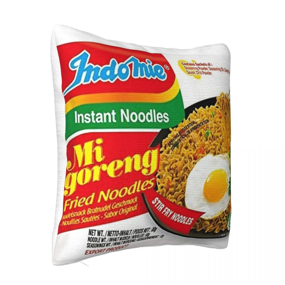 Indomie Original Flavour Pillows Dakimakura Cover 45X45 Cushions Cover Pillow Case Pillow Cover