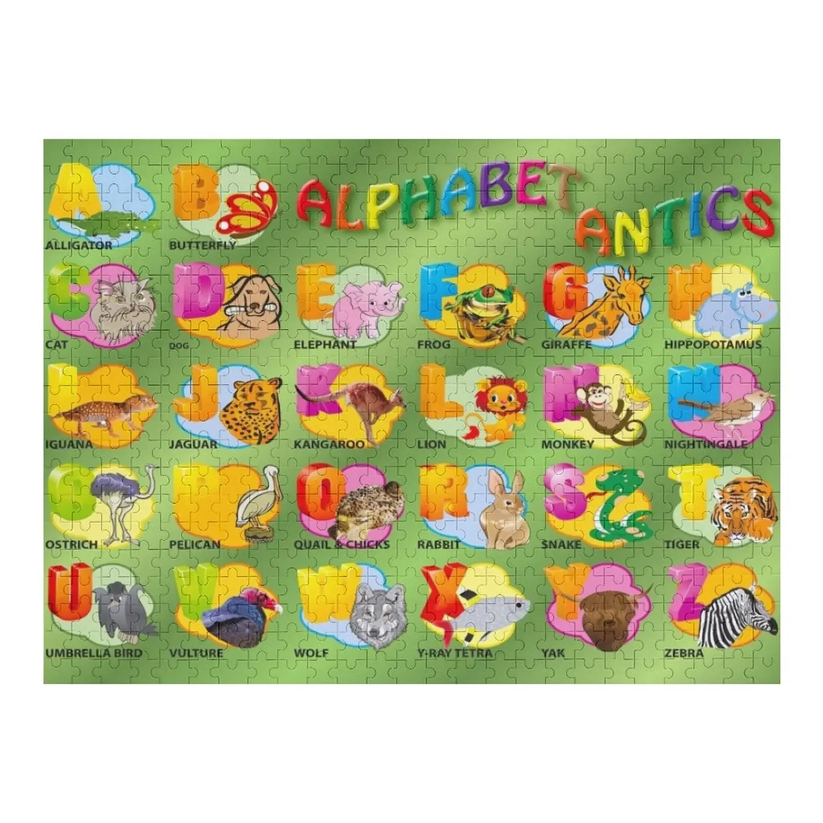 

Alphabet Antics Jigsaw Puzzle Personalized For Kids Jigsaw Pieces Adults Personalised Jigsaw Puzzle