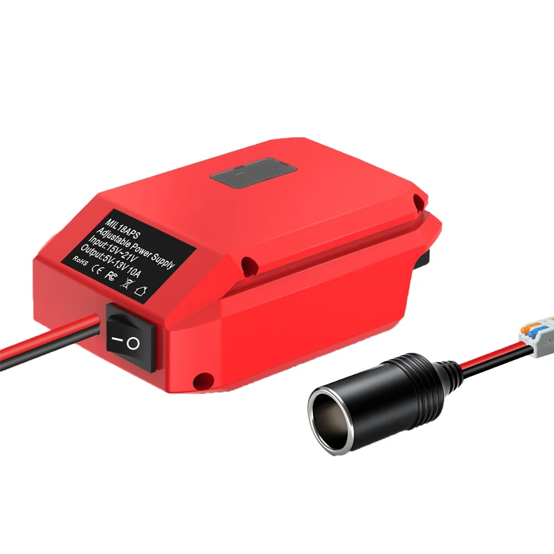 

Adjustable Voltage Regulator Power Adapter for Makita/Milwaukee/Bosch/Craftsman 18/20V Batteries 18V To 12V Step-Down Converter