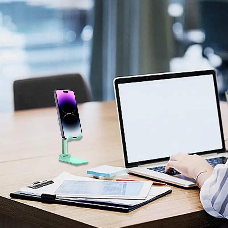 طوي سطح المكتب الهاتف المحمول حامل قفص الاتهام ، حامل هاتف الخليوي ، مكتب حامل ، دعم الهاتف المحمول ، مكتب الملحقات