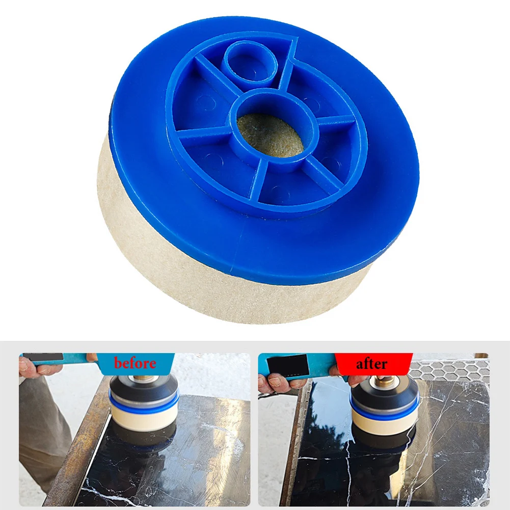 

1pc 100mm Wool Felt Disc Buffing Wheel For Metal Glass Marble Polishing Sanding Disc Grinding Abrasive Tool