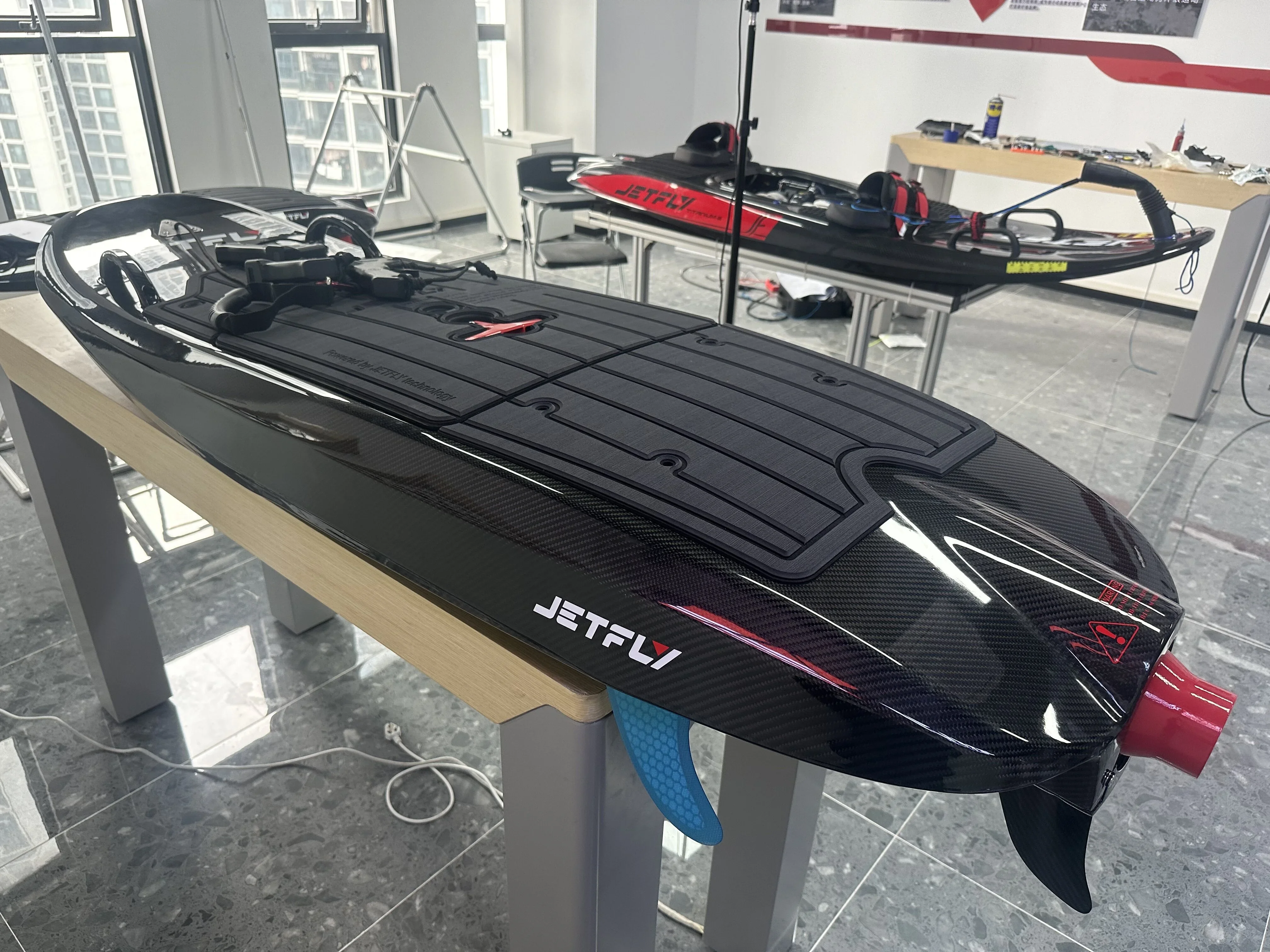 JetFly 02 Professional Grade Carbon Fiber Power Jet Body Board 72v Battery Motorized Water Surfboard Electric