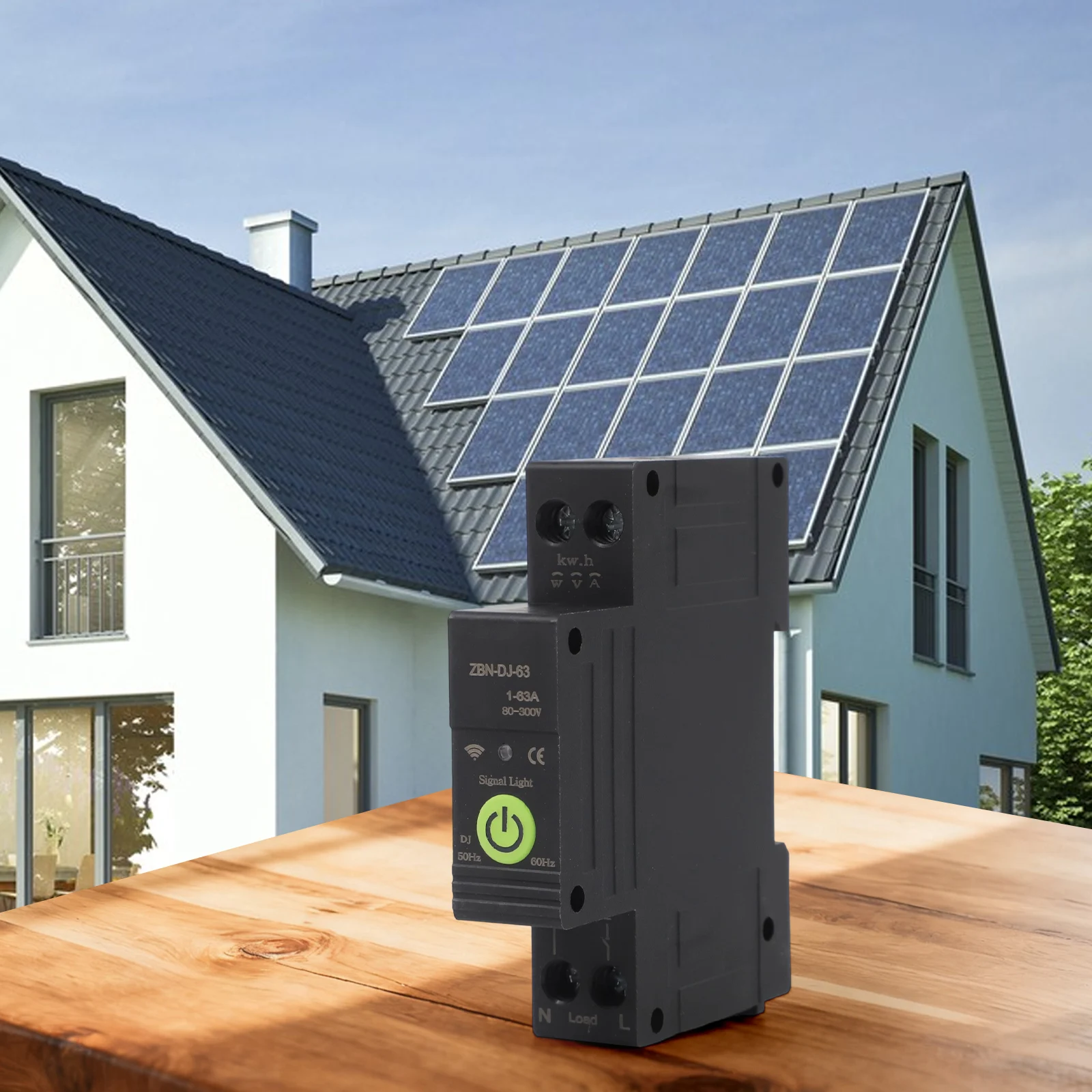 

For ZigBee Remote Controlled Power Meter Circuit Breaker for TUYA with Prepaid Electricity Monitoring Features