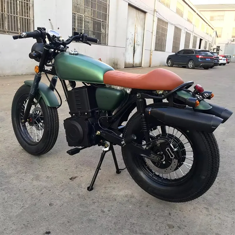 Pengontrol Kecepatan Sepeda Motor Listrik Bertenaga Gaya Baru 2025 Cafe Racer Sepeda Motor Offroad