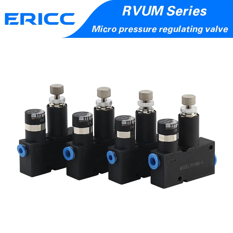 

RVUM4-4/6-6 Мини-клапан регулирования давления Мини-редукционный клапан Мини-пневматический редукционный клапан