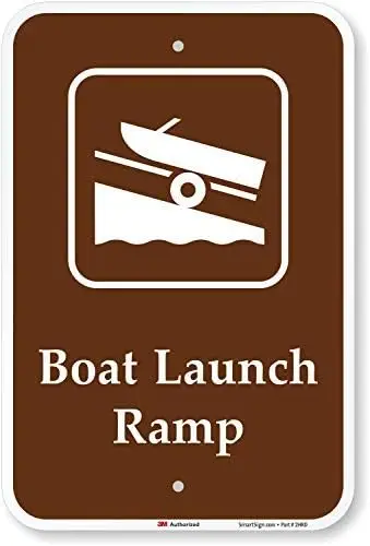 Unoopler Boat Ramp Sign by | 12