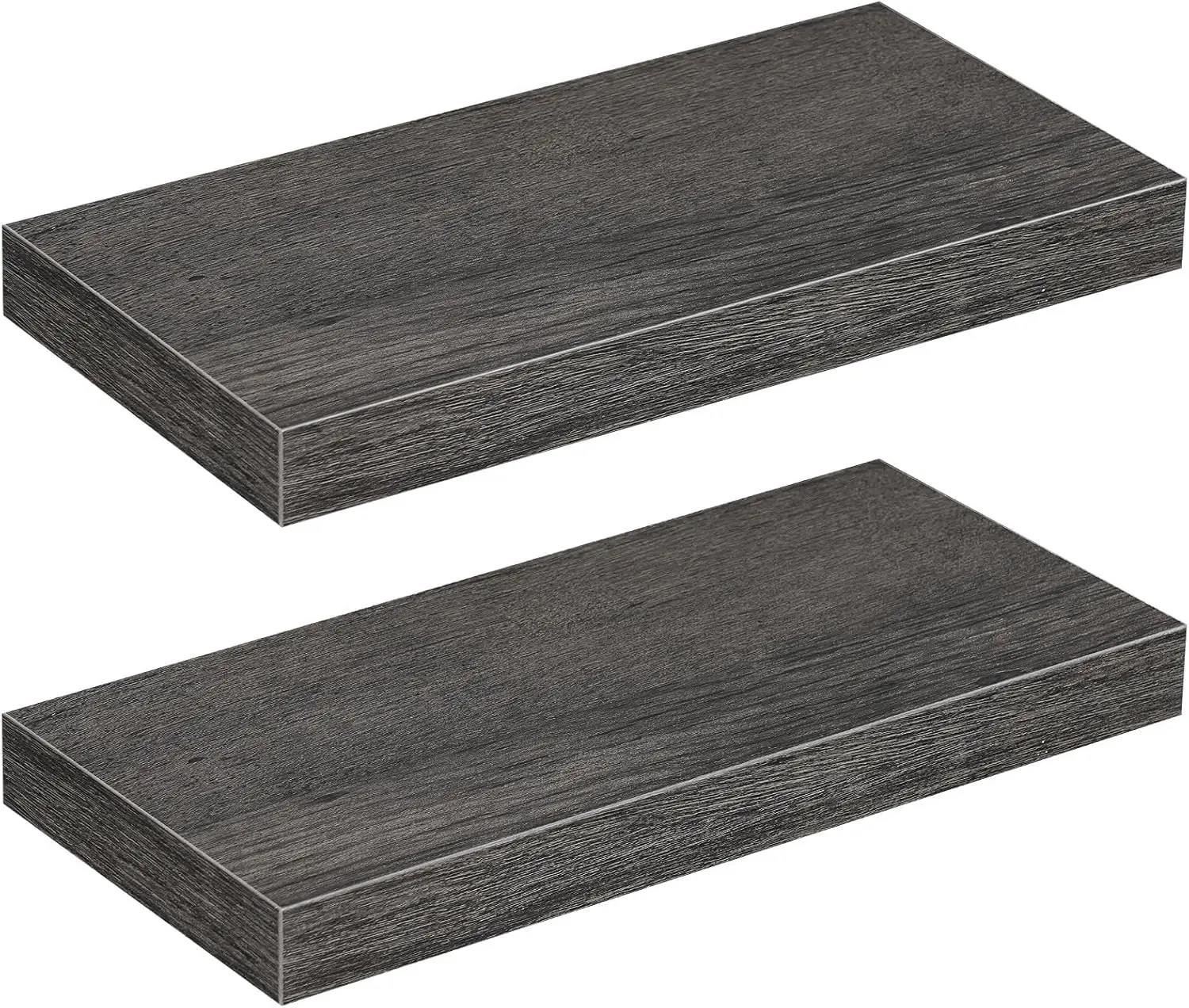 

Floating Shelves for Wall, Wall Mounted Shelf Set of 2, 15.7" Hanging Shelf with Invisible Brackets, for Wall Decor Sto