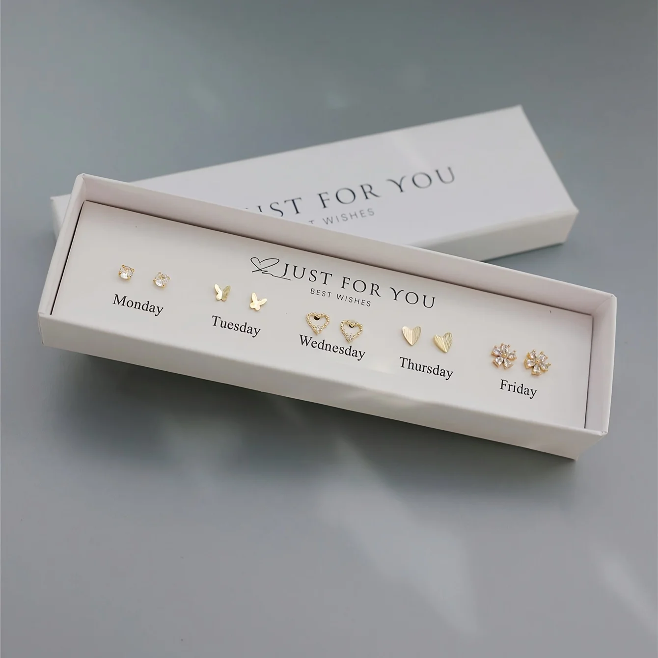 

10 piece Aizhe Butterfly Synthetic Zircon Earnail Set for Women's Fashion Design, Versatile for All Seasons