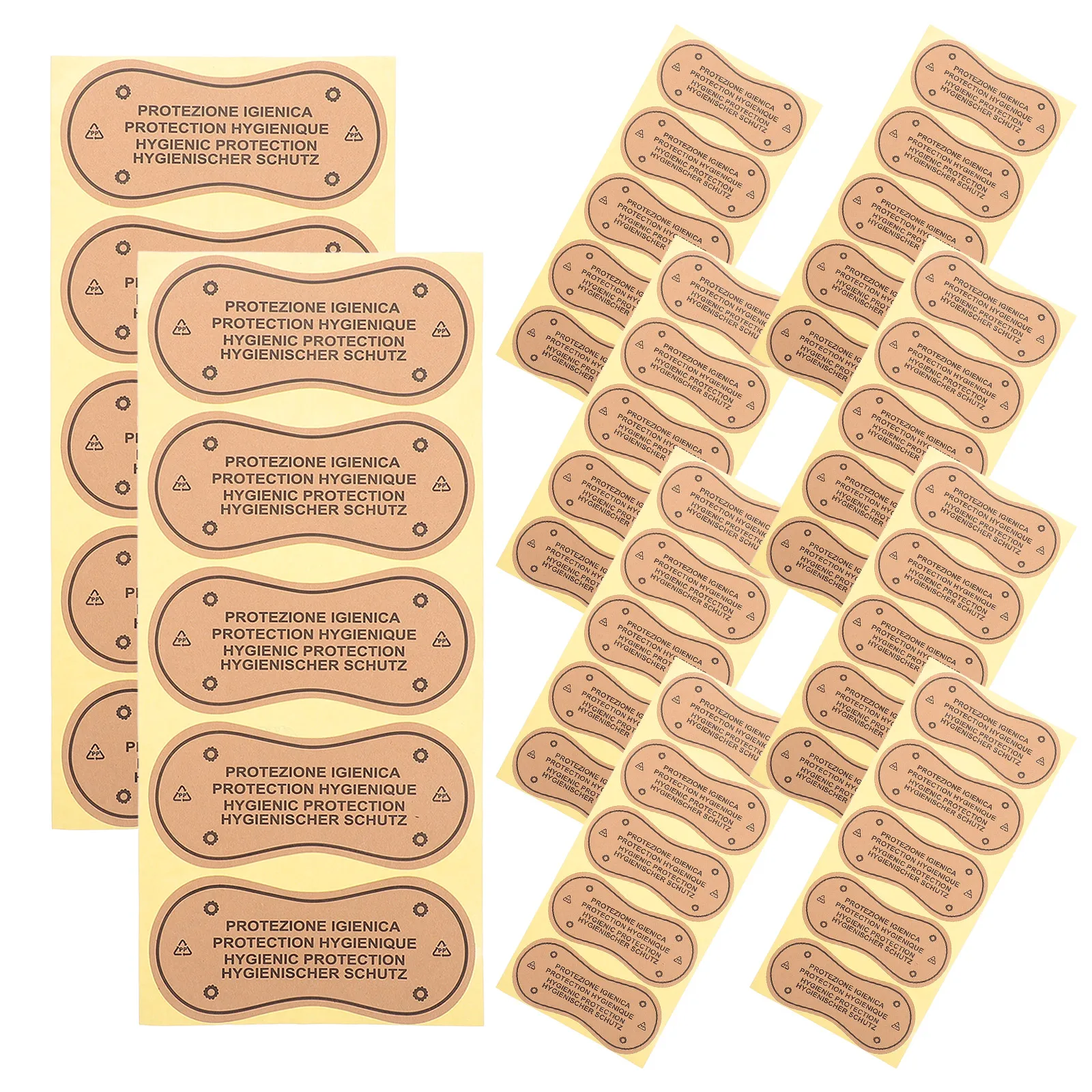 

100Pcs Feminine Underwear Liners Stickers Leakproof Comfortable Fit Adhesive Pads for Swimsuit Lingerie Everyday Protection