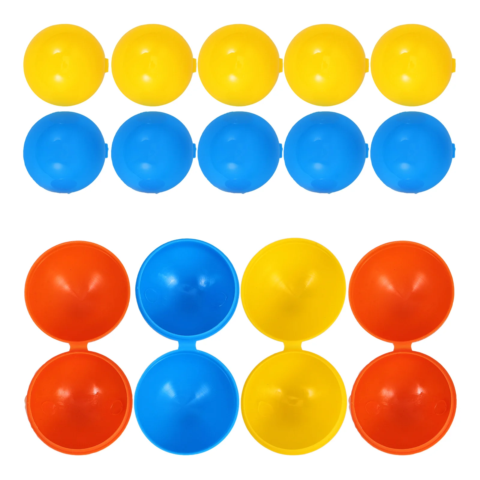 

25pcs Raffle Empty Balls Openable Lottery Balls Game Party Balls Plastic Lottery Balls Props colorful lottery balls