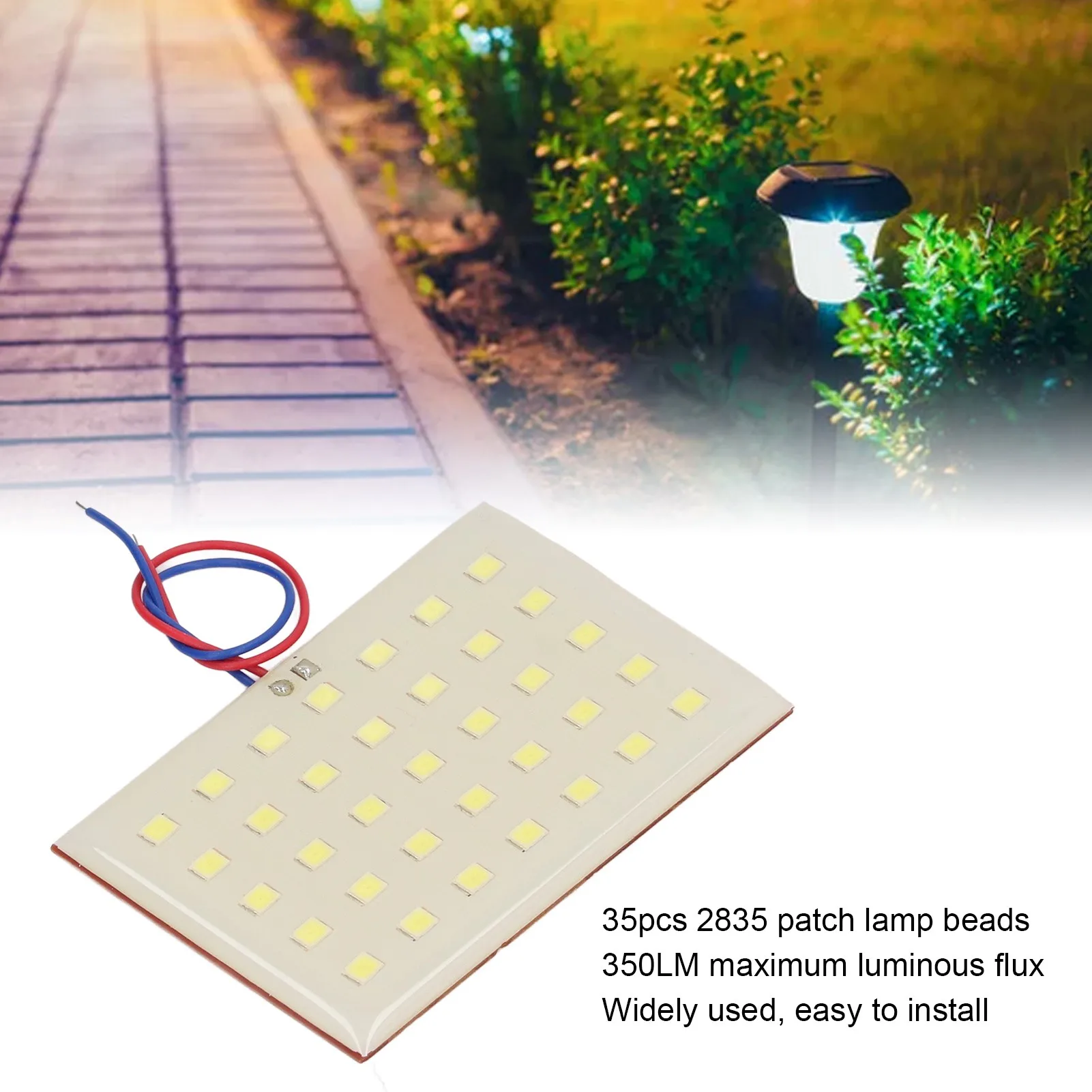 10Pcs SMD LED Lamp Bulb Board Panel 5W 3.2V 3.7V for Pillar Lawn Light Electron Component view 5