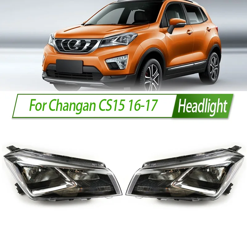 

For Changan CS15 16-17 Halogen Headlight Assembly OEM Style Front Headlamp Bulb Socket Plug & Play Replacement