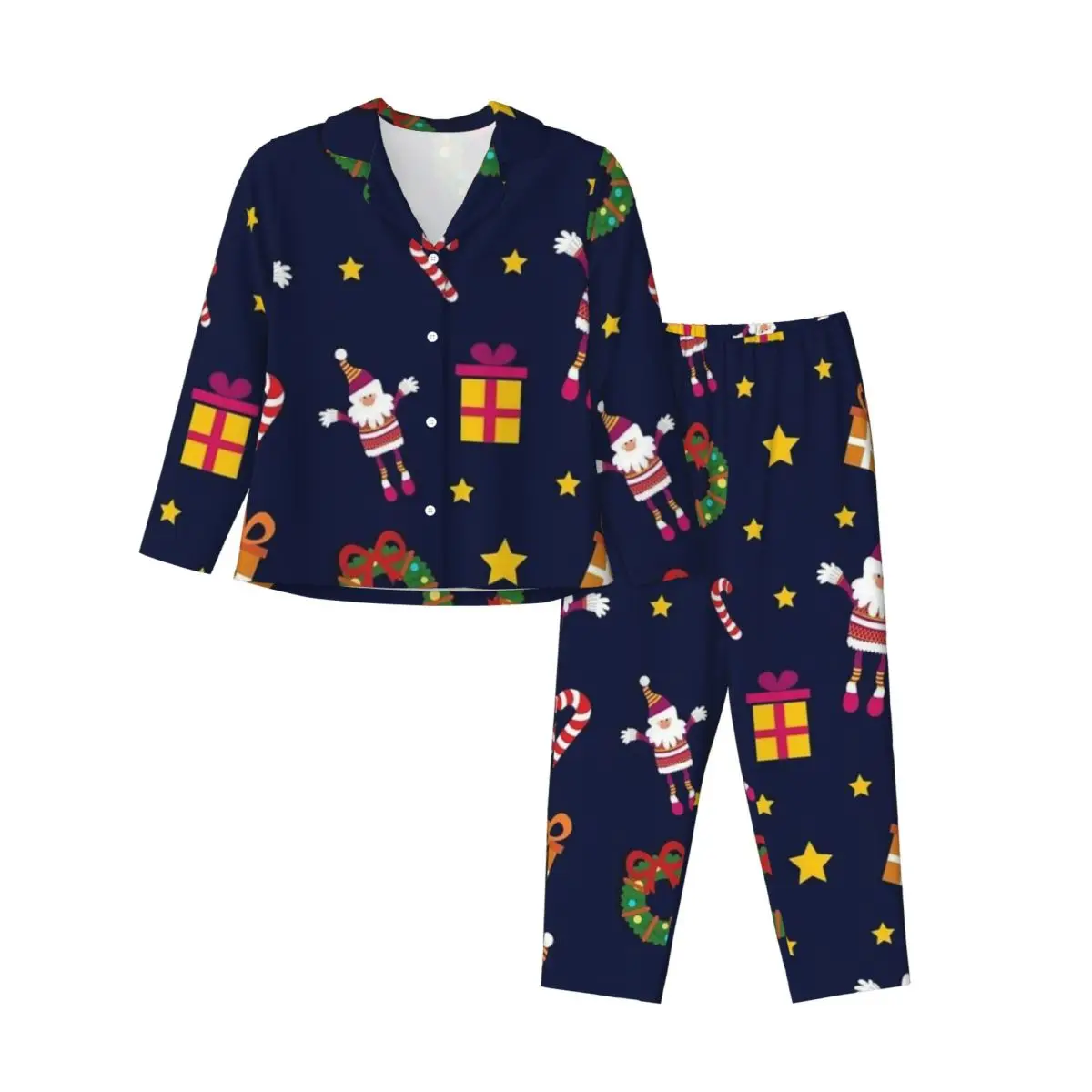 

Chirstmas Women Pajamas 2 Pieces Set Loungewear pyjama