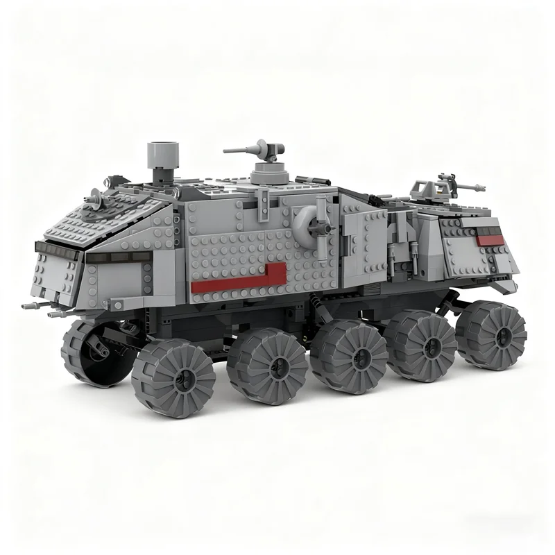 949pcs MOC Budget But Big Turbo Tank HAVw Star Battle Model Building Blocks Architecture Festival Gifts Idea Toy Brick view 5