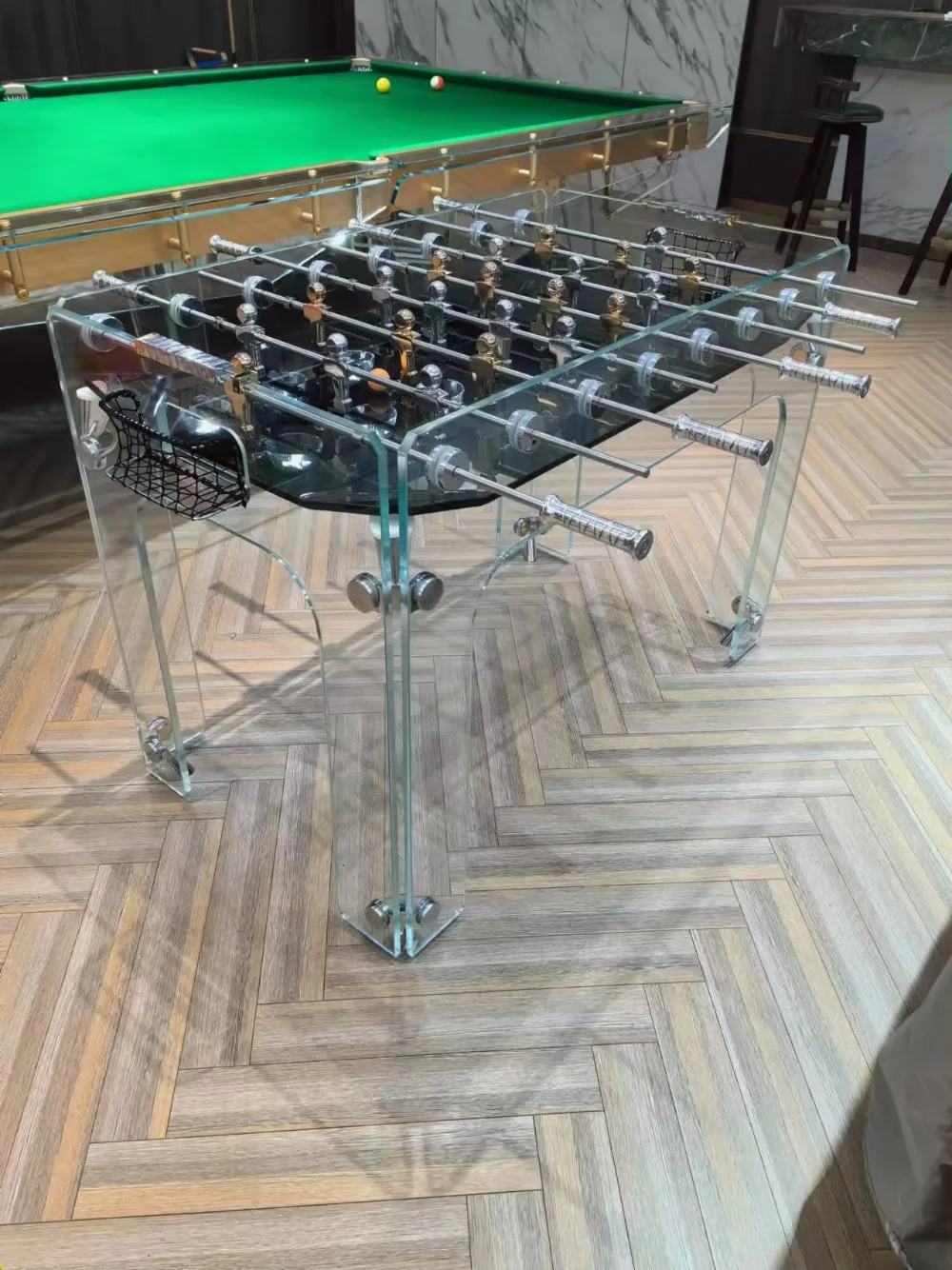 Handle Football Soccer Toy Game Sportcraft  Solid Wood Football Table Indoor Sports Foosball Table Hand Football Table Soccer