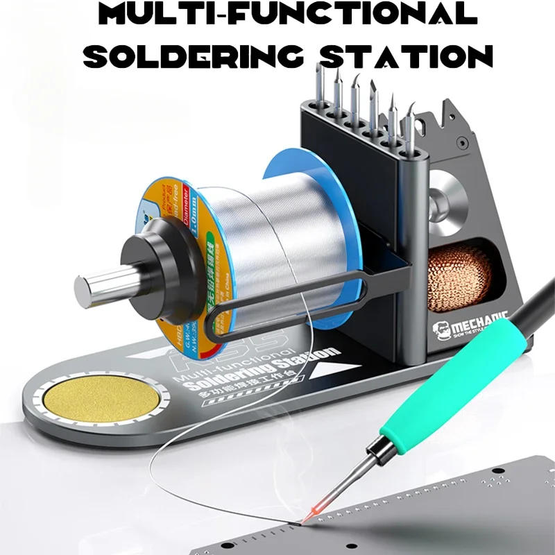 MECHANIC RS5 Multifunctional Welding Workbench Prevents Oxidation of Soldering Iron Tip Keeps PCB Components Clean Repair Tools