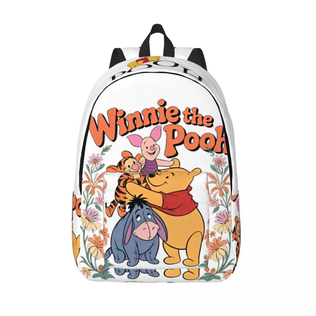 

Рюкзак Winnie The Pooh Friends для мужчин и женщин, крутой школьный деловой рюкзак с героями мультфильмов, милая сумка на плечо для ноутбука с карманом