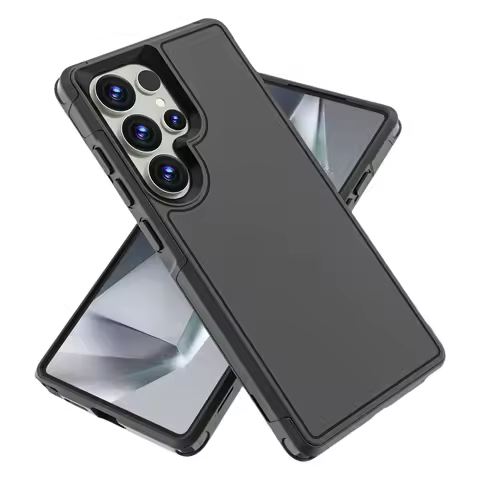 Matte Feeling 2 in 1 Phone Case for Samsung Galaxy S25 Ultra S22 S23 Plus S24 FE A55 A56 A54 A15 A16 A36 A14 Shockproof Funda