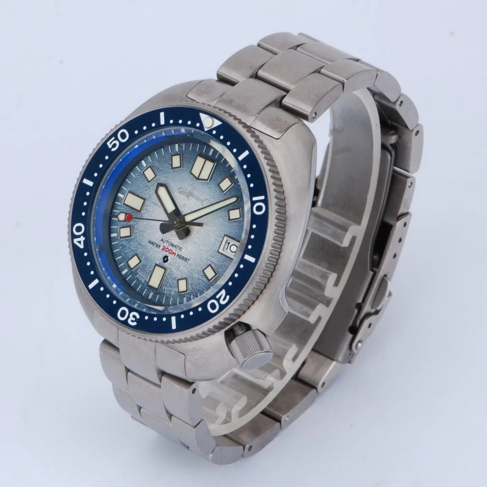 HEIMDALLR мужские автоматические часы черепаха титановые механические наручные часы для дайвера 200 м водостойкие светящиеся сапфировые керамические безели NH35