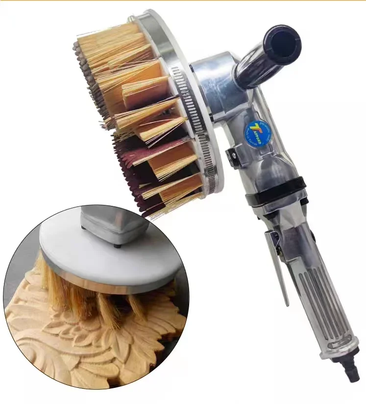 7 Inch Pneumatic Brush Polishing Sanders Portable Special-Shaped Cabinet Door Brush Sanding Machine