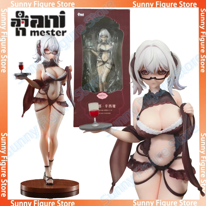 

In Stock AniMester Shiny 1/6 27cm Sommelier Girl Cynthia Sexy Girl Doll Figure Anime Figures Toys Gift Models PVC Collectible