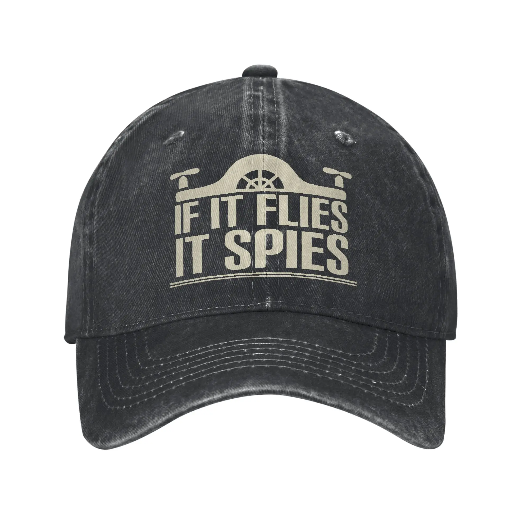 If It Flies It Spies Secret Agents Sun Baseball Cap  Unisex Men Design Trucker Hat Summer Trendy Hiking Hot Sale Baseball Caps