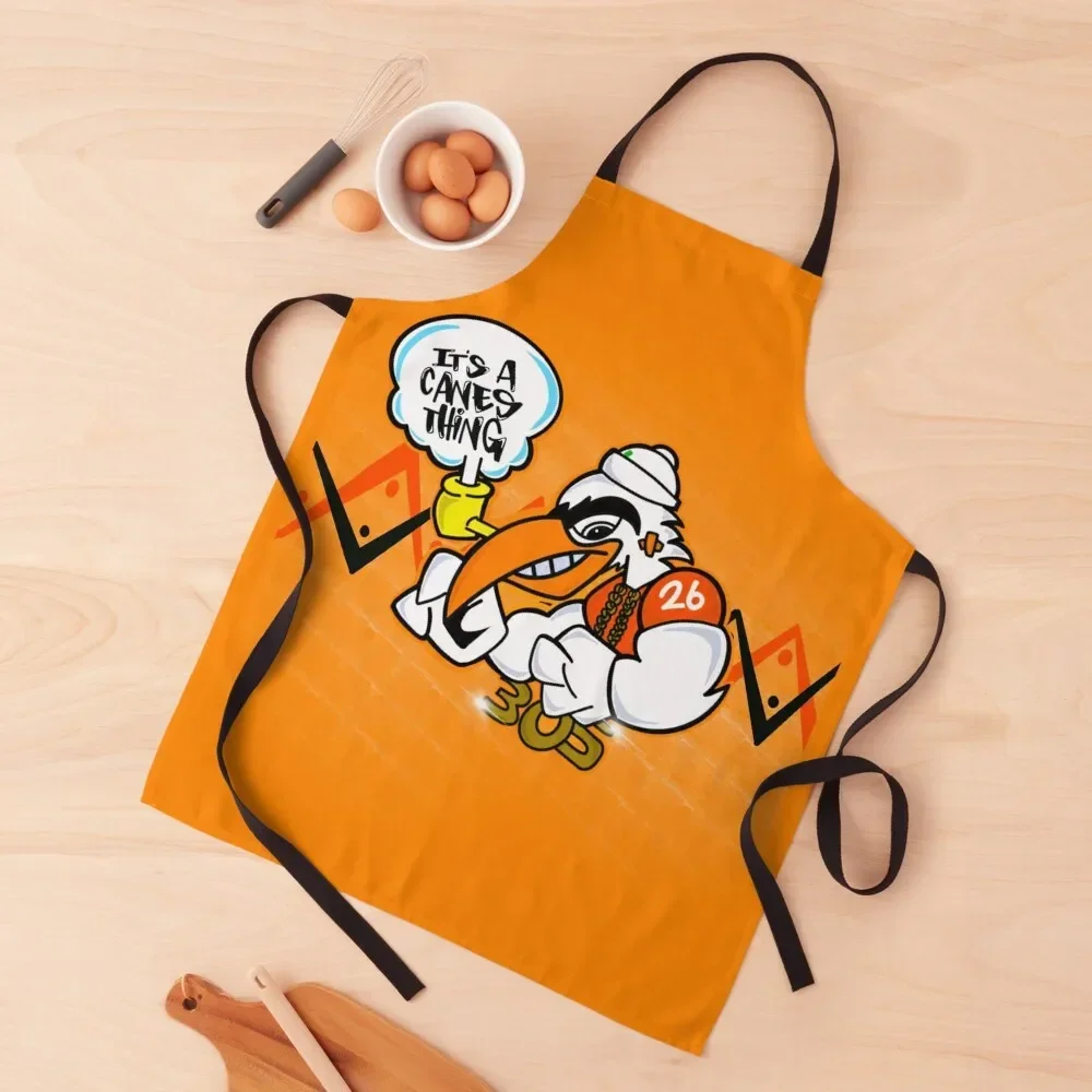 

Miami(its a canes thing) Apron japanese style Christmas gift Kitchen Accessories 2022 Apron