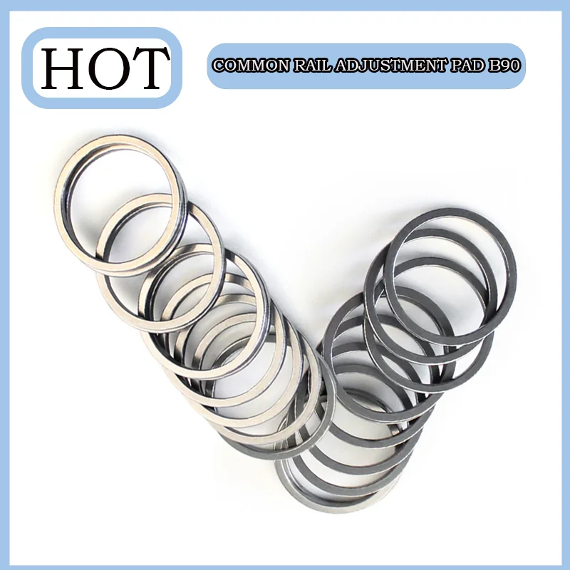

50Pieces/Lot B24 B60 B37 B90 B27 Adjusting Shim Default Inventory Size , For BO-SCH DENSO SIEMENS XINFEN YE0833