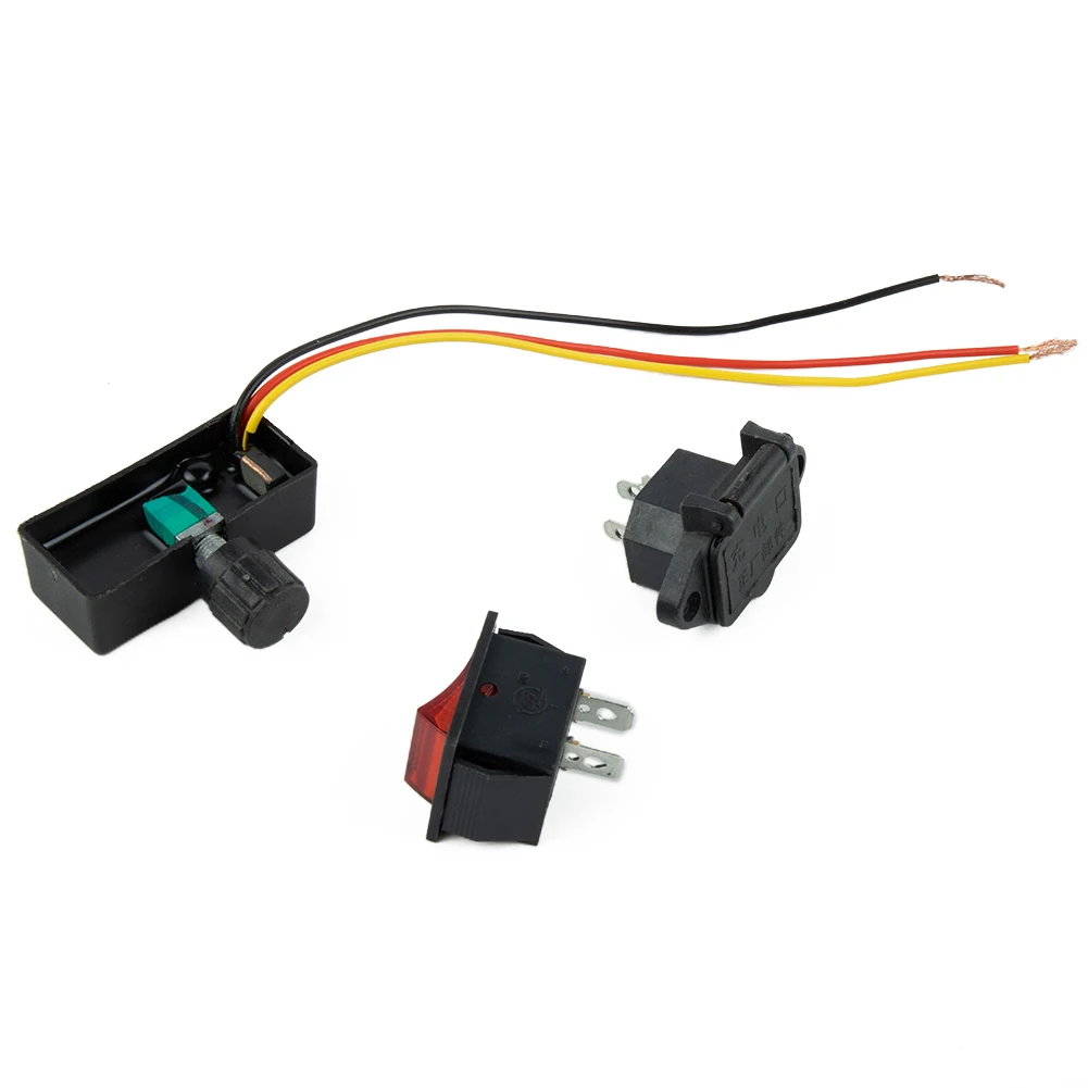 

For Electric Sprayer Power Switch Switch Safety Kit Flexible Plastic Power Tool Speed Sprayer Replacement 3pcs