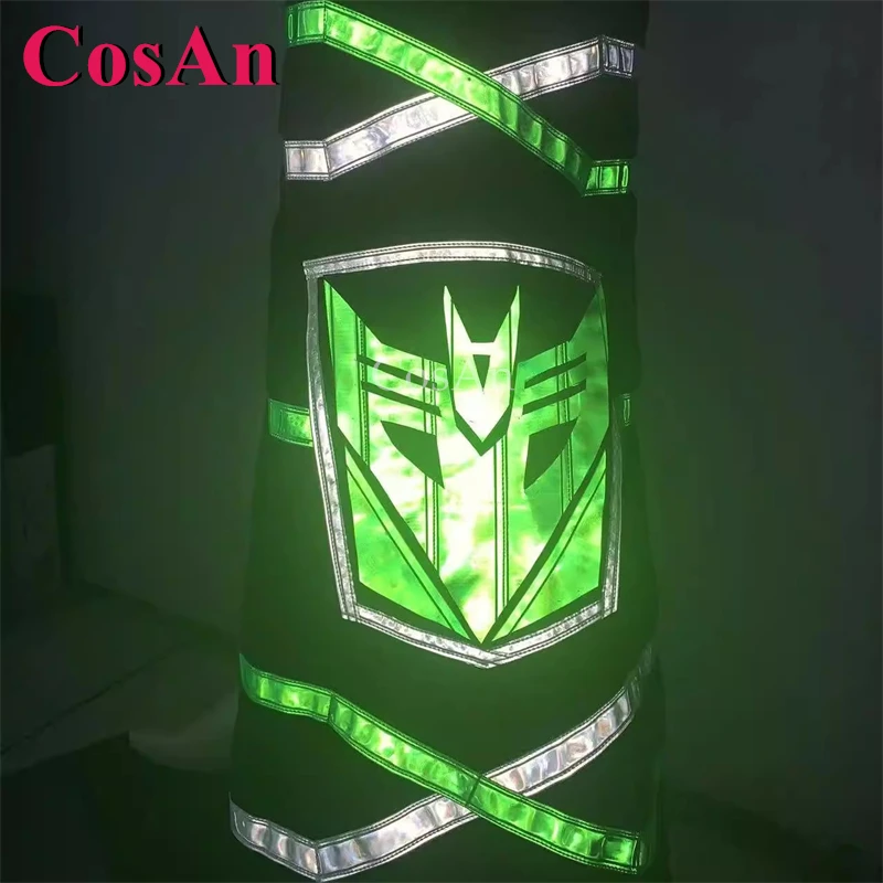 CosAn Fashiom, nuevos patrones, pantalones Ghost Dance Melbourne Shuffle Phat, pantalones acampanados con efecto reflectante brillante, pantalones unisex