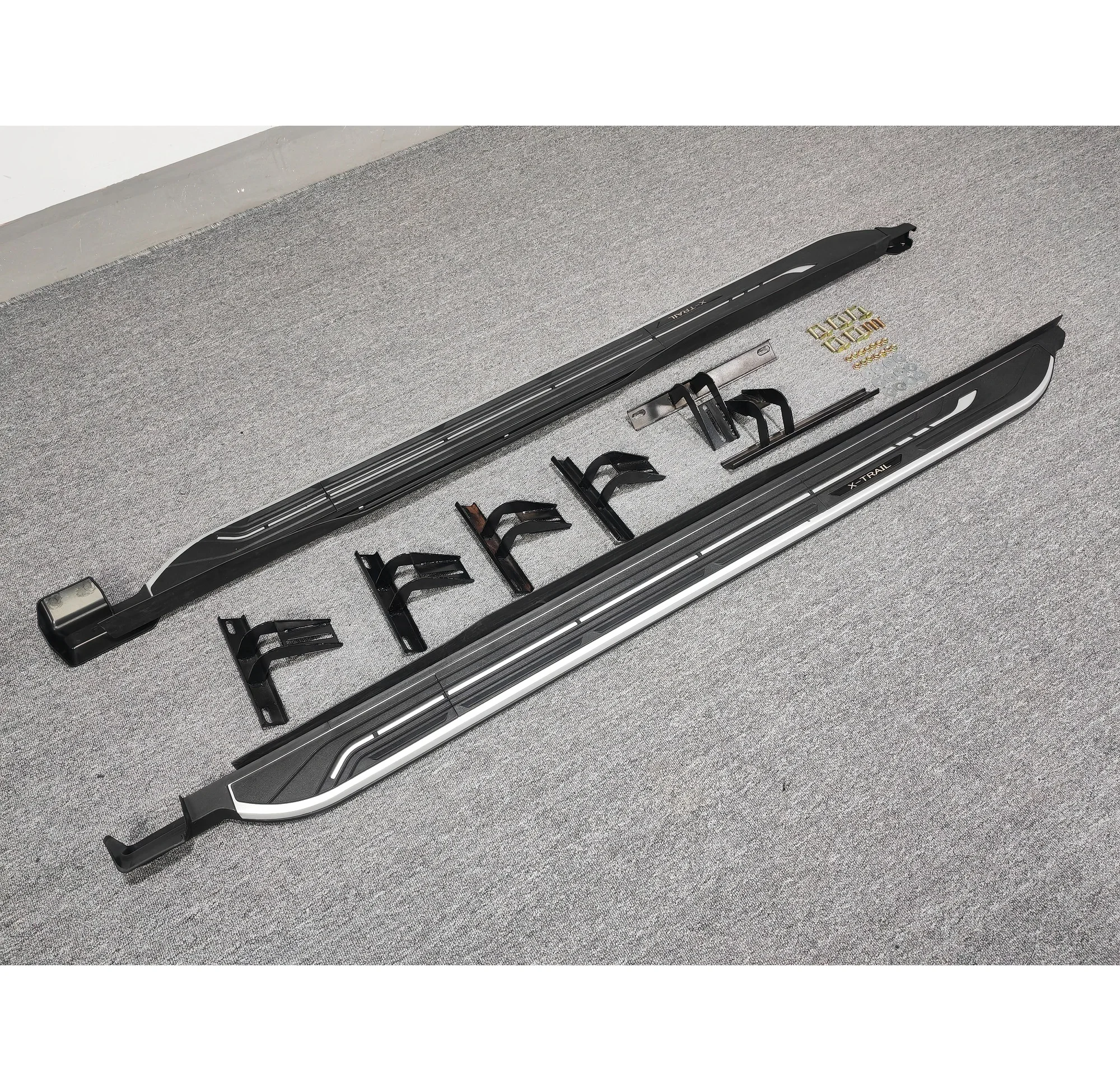 

For X-Trail 2021+ Side Steps Nerf Bars Running Boards