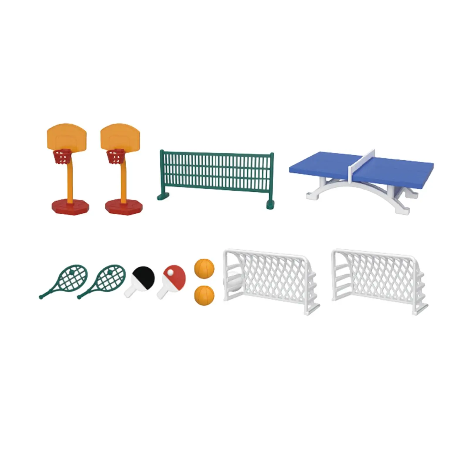 Puppenhaus Sportspielzeug Rollenspiel Spielzeug Ornament Miniatur Tischtennis Pong