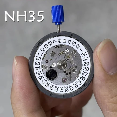 NH35A Movimiento mecánico premium NH35 a las 3 a 3,8 a 6 Rueda de fecha 24 joyas Movt de alta precisión de cuerda automática Reemplazo
