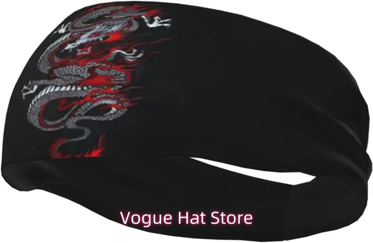 

Womens Mens Cool Red Dragon_xxx000103 Sport Headbands Sweatbands Workout Headbands for Running, Gym, Yoga