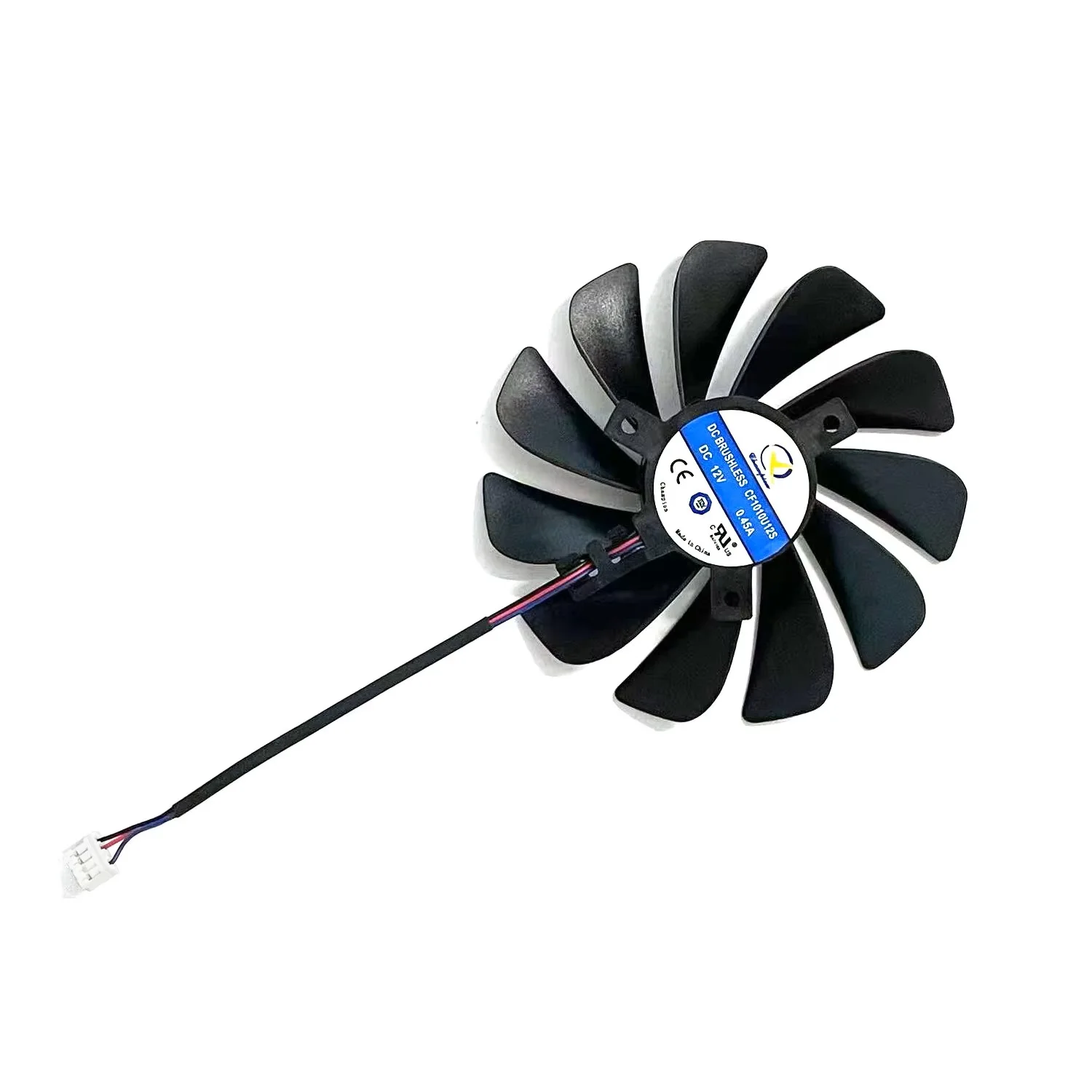 DIY Cooling Fan 95MM 4PIN RX5500 XT GPU Fan for ASROCK Radeon RX5500XT 8GB Challenger ITX OC Graphics Card