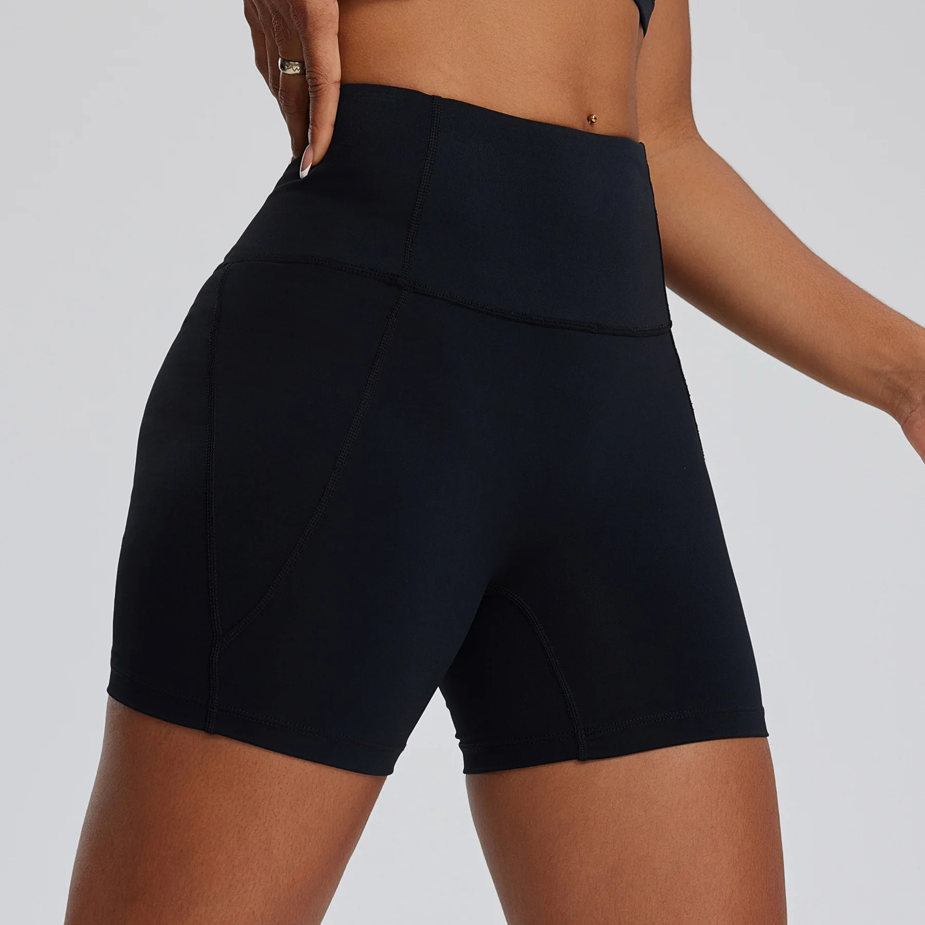 Seamless Buttock Lift Sports Shorts Women Gym Running Scrunch Workout Shorts Woman Yoga High Waist Gym Shorts Female Fitness