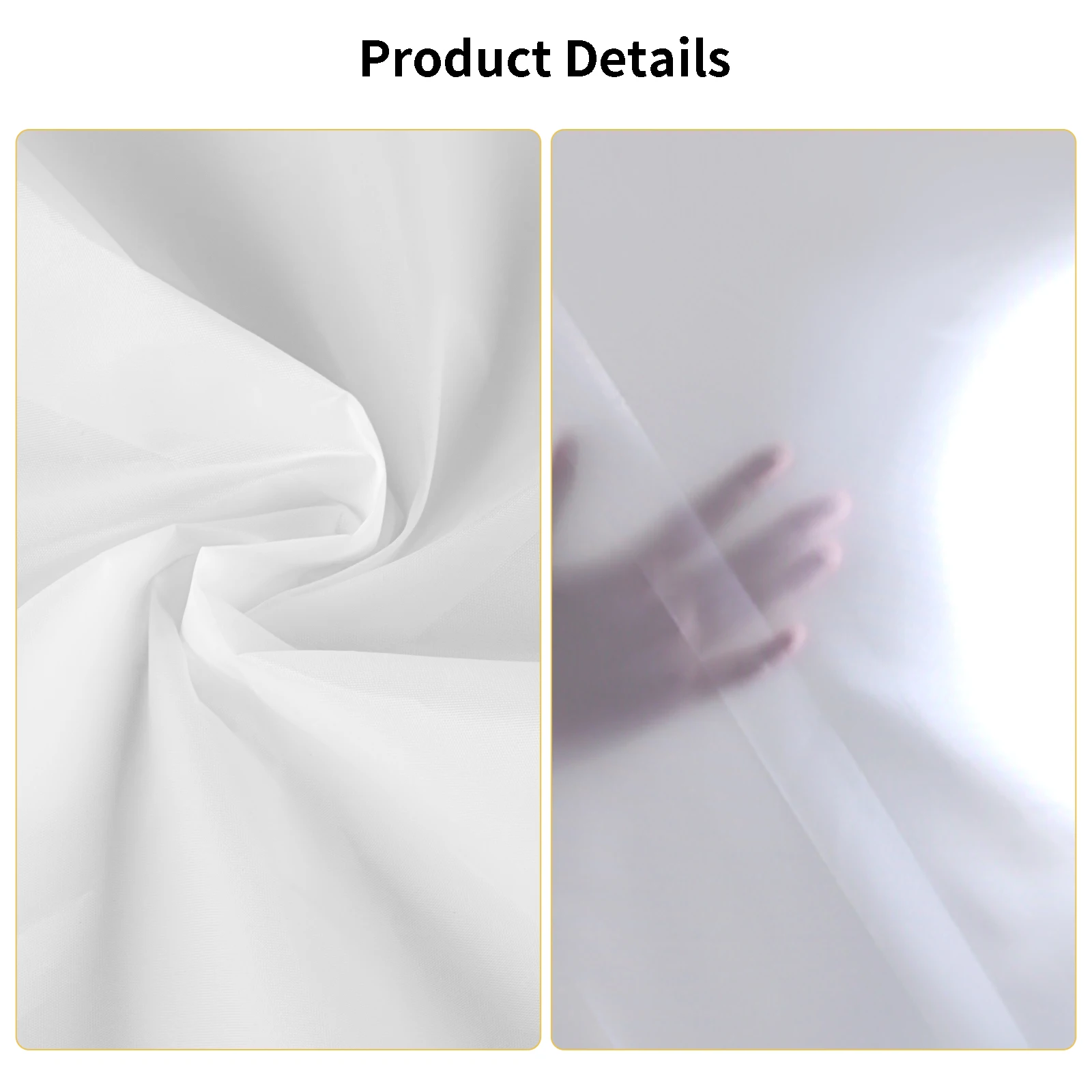 1.7X1m Nylon Silk White Diffusion Fabric Seamless Light Modifier For Photography Lighting Softbox and Light Tents