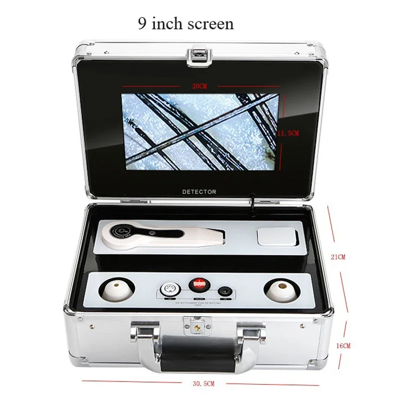 AU-958D Luxury skin analyzer machine facial skin and hair analyzer with 7 inch /9 inch Screen